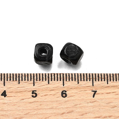Spray Painted Wooden Beads WOOD-P021-01A-29-1