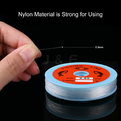 Transparent Fishing Thread Nylon Wire EC-L001-0.8mm-01-1