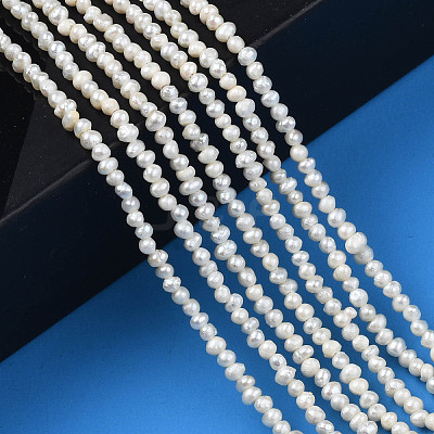 Natural Cultured Freshwater Pearl Beads Strands PEAR-N013-02H-1