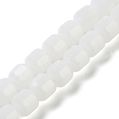 Imitation Jade Glass Bead Strands GLAA-G112-02C-1