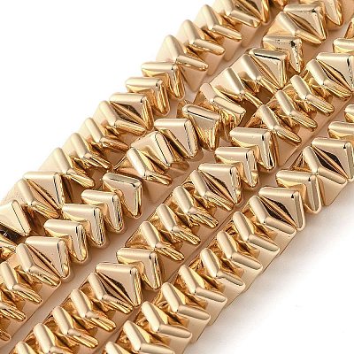 Electroplated Synthetic Non-magnetic Hematite Beads Strands G-L606-A01-01B-1