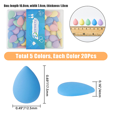 80pcs 4 colors Opaque Spray Painted Acrylic Cabochons ACRP-DC0001-01-1