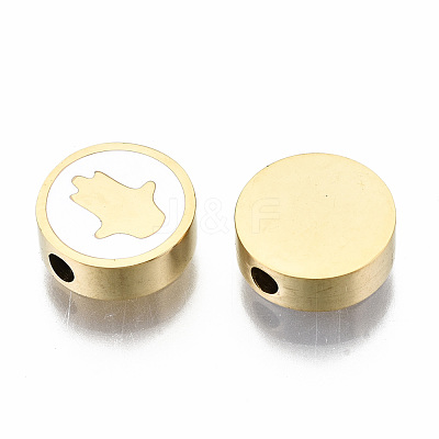 304 Stainless Steel Beads X-STAS-S080-021G-1