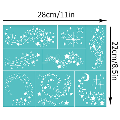 Self-Adhesive Silk Screen Printing Stencil DIY-WH0338-305-1