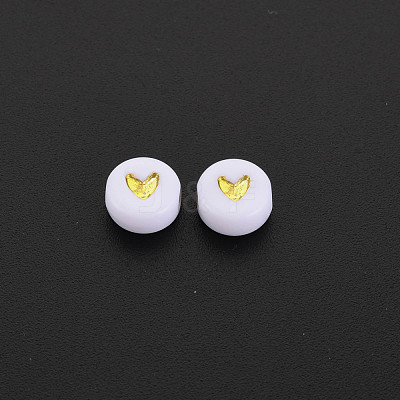 Plating Acrylic Beads PACR-R242-01-1