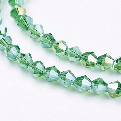 Glass Beads Strands EGLA-S056-06-1