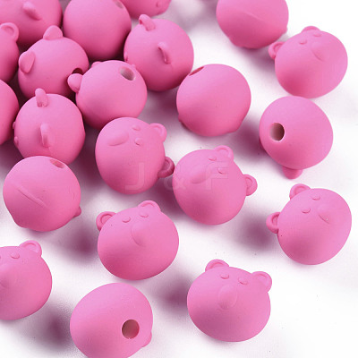 Acrylic Beads OACR-S039-06-82-1