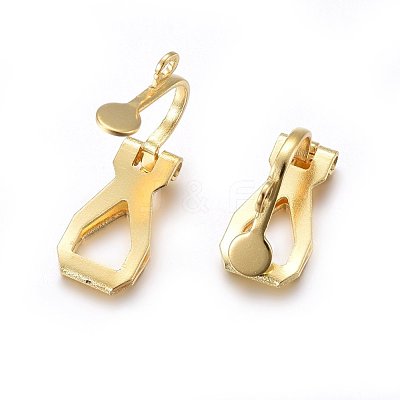 304 Stainless Steel Clip-on Earring Findings X-STAS-O110-21G-1