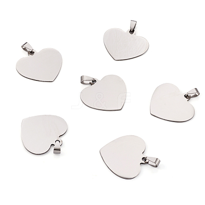 201 Stainless Steel Stamping Blank Tag Pendants STAS-TA0004-03-1