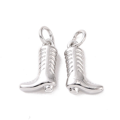 Rack Plating Brass Charms ZIRC-C042-08P-1