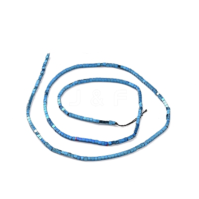 Electroplated Non-magnetic Synthetic Hematite Beads Strands G-G862-03B-1