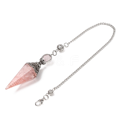 Resin Cone Pointed Dowsing Pendulums GG-CBA040B-03P-03-1