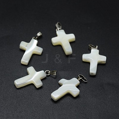 Shell Pendants SSHEL-E565-B-01P-1