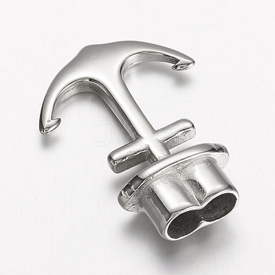 304 Stainless Steel Anchor Hook Clasps STAS-E133-103P-1