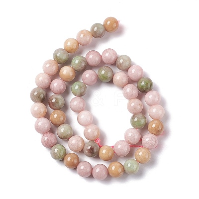 Natural White Jade Beads Strands X-G-I334-03B-1