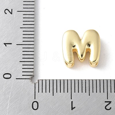 Brass Micro Pave Clear Cubic Zirconia Initial Multi-strand Links KK-S520-01G-13-1