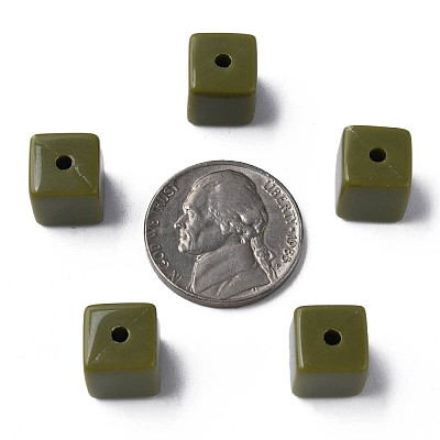 Opaque Acrylic Beads MACR-S373-148-A11-1