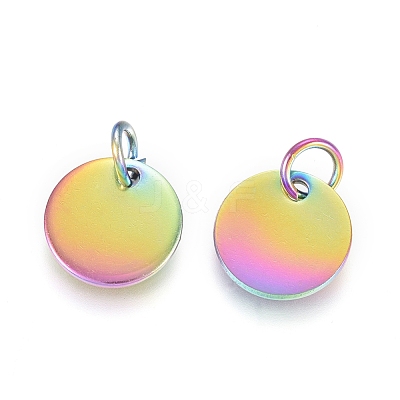 Ion Plating(IP) 304 Stainless Steel Charms EJEW-L238-03C-M-1
