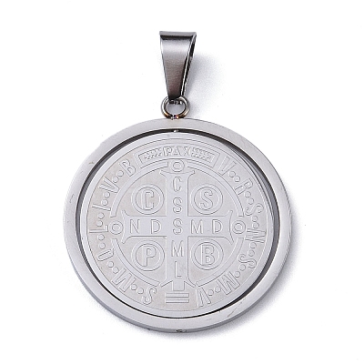Non-Tarnish 304 Stainless Steel Pendants STAS-D097-10P-1
