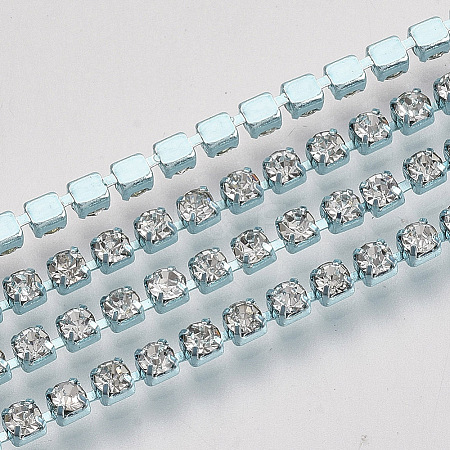Electrophoresis Iron Rhinestone Strass Chains CHC-Q009-SS6.5-A01-1-1
