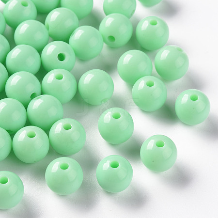 Opaque Acrylic Beads MACR-S370-C10mm-A05-1