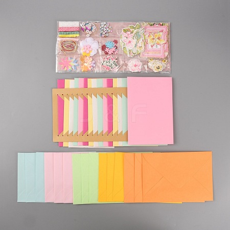 DIY Teachers' Day Theme Envelope & Card Kids Craft Kits DIY-WH0308-164-1