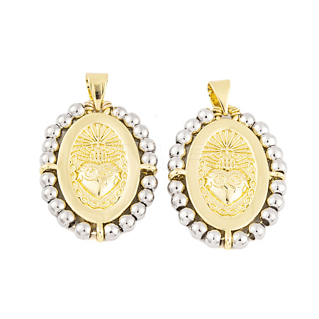Rack Plating Brass Pendants KK-P269-15G-A-1