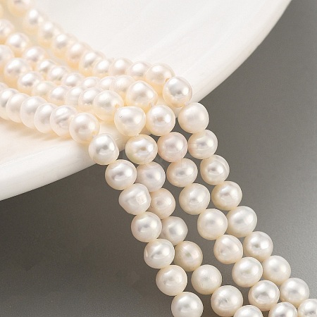 Natural Cultured Freshwater Pearl Beads Strands PEAR-C003-10H-1