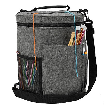 Oxford Cloth Drum Yarn Storage Bags SENE-PW0017-07B-1
