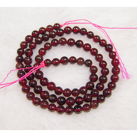 Natural Garnet Bead Strands X-Z0RR3011-1