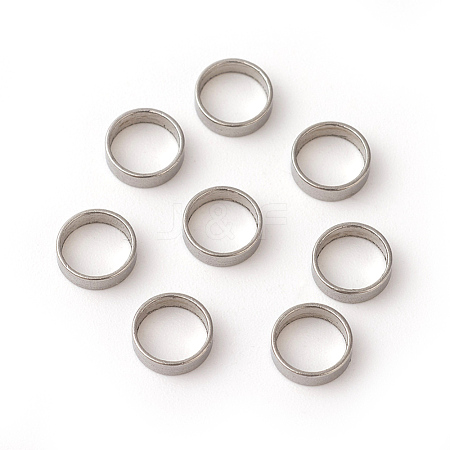 Tarnish Resistant 201 Stainless Steel Linking Rings STAS-F192-009P-01-1