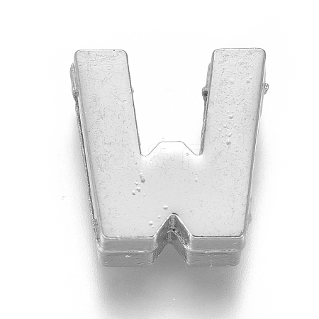Alloy Slide Charms PALLOY-WH0069-02W-P-1