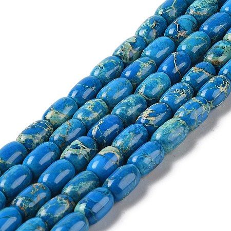 Natural Imperial Jasper Beads Strands G-Q171-B01-01-1