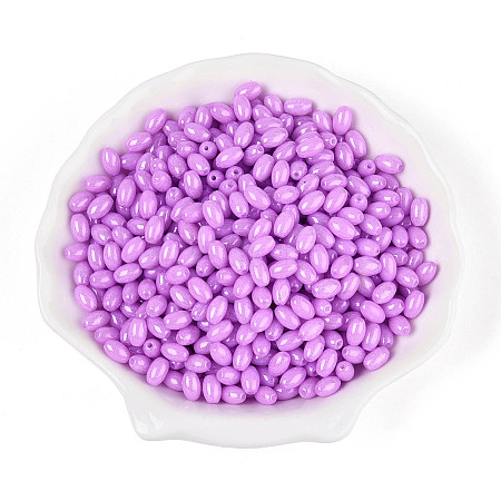 Opaque Colours Luster Glass Seed Beads SEED-N008-02A-08-1