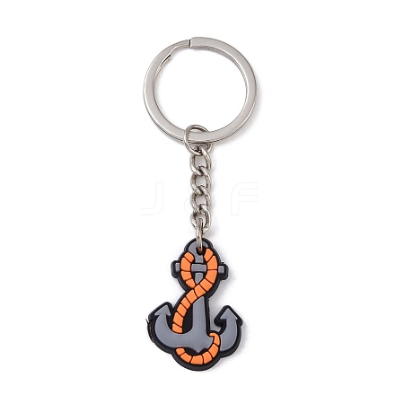 Cartoon PVC Pendant Keychain LS-KEYC-U001-01D-1