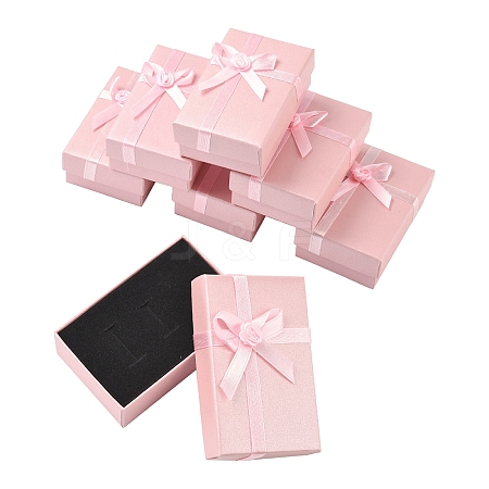 6Pcs Cardboard Paper Jewelry Set Boxes AJEW-YW0001-35E-1