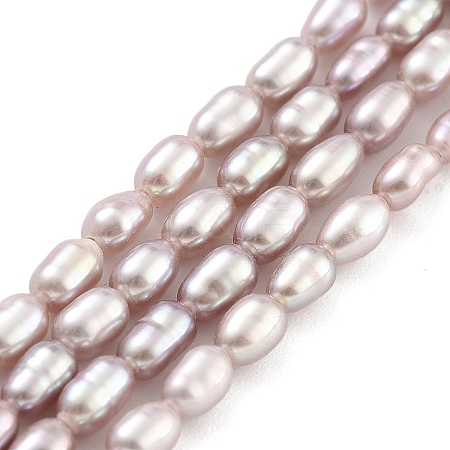 Natural Cultured Freshwater Pearl Beads Strands PEAR-P062-02B-1