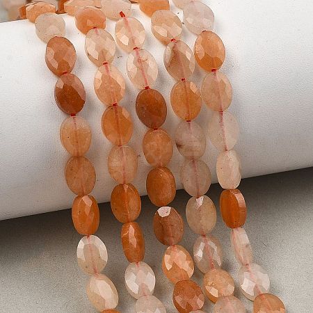 Natural Red Aventurine Beads Strands G-H349-A01-19-1