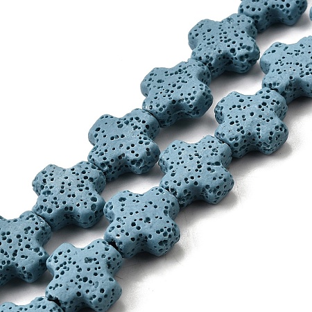 Natural Lava Rock Beads Strands G-L498-E02-01B-1