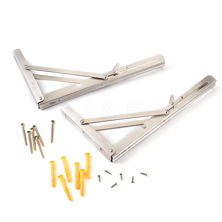 304 Stainless Steel Folding Shelf Brackets SW-TAC0001-13P-1