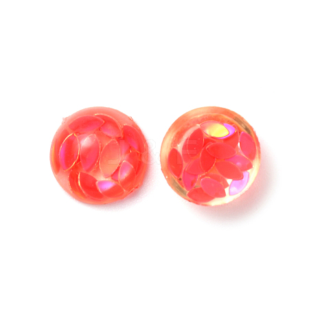 Transparent Resin Cabochons RESI-WH0027-11I-1