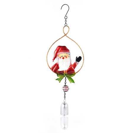 Christmas Glass Wind Chimes PW-WG1F002-12-1