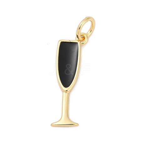 Brass Enamel Pendants KK-U062-02A-04-1
