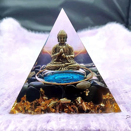 Orgonite Pyramid Resin Display Decorations PW23040683191-1