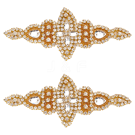 Alloy Rhinestone Ornmament Accessories DIY-WH0021-82G-1