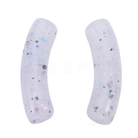 Marbled Stone Style Opaque Acrylic Beads OACR-G009-04A-06-1