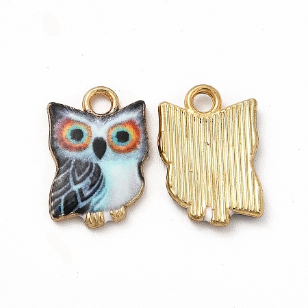 Printed Alloy Pendants PALLOY-H127-02G-05-1