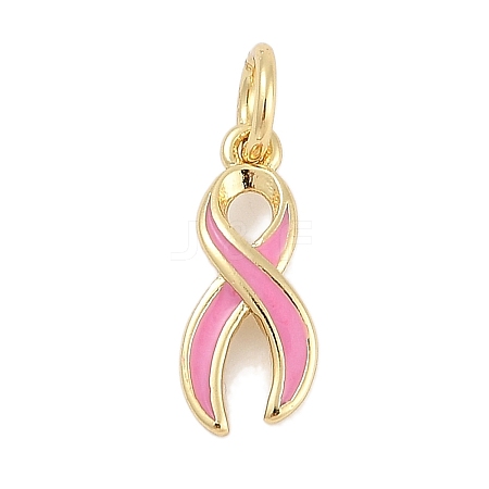 Brass Enamel Charms KK-Q028-30G-02-1
