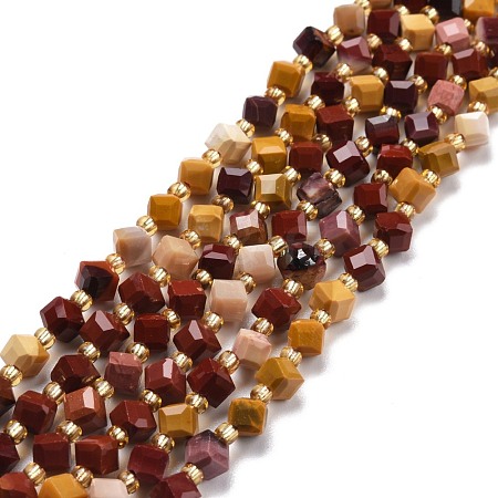 Natural Mookaite Beads Strands G-P463-04-1