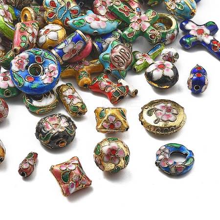 Handmade Cloisonne Beads CLB-Q002-12A-1